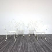 Lio Carminati Sedie Da Giardino 4 Pz Design Anni 50 Modernariato