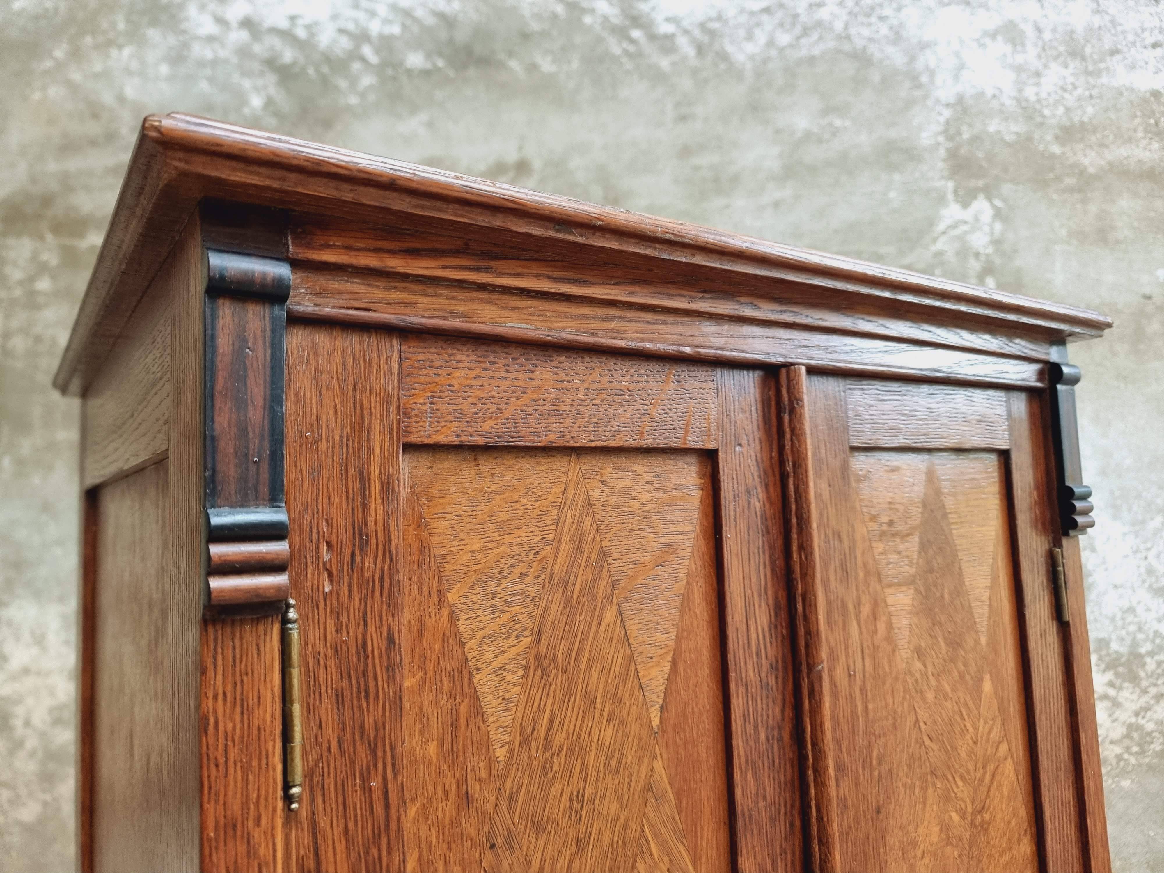 Antique small cabinet sideboard oak