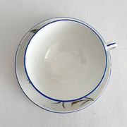 Polychrome ironstone cup "Nella" by Jules Veillard, Bordeaux (JVB)
