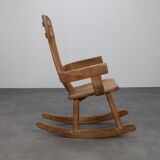 Brutalist Rocking Chair by De Puydt, 1970s