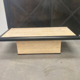 Old travertine coffee table