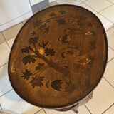 Kidney Marquetry Table
