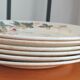 Flat porcelain plates from Lunéville KG ivy model