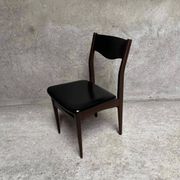 Series Set of 6 vintage Scandinavian rosewood chairs from the 1960s