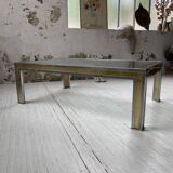 Table basse chrome laiton Romeo Rega