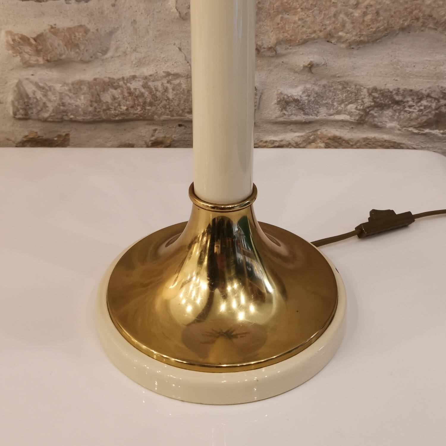 Large vintage palm tree lamp, 1970