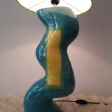 Ceramic laying lamp and lampshade colored patterns
