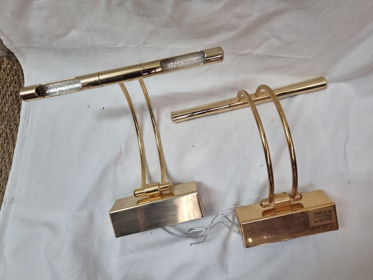 Brass board appliques, Italy 1970