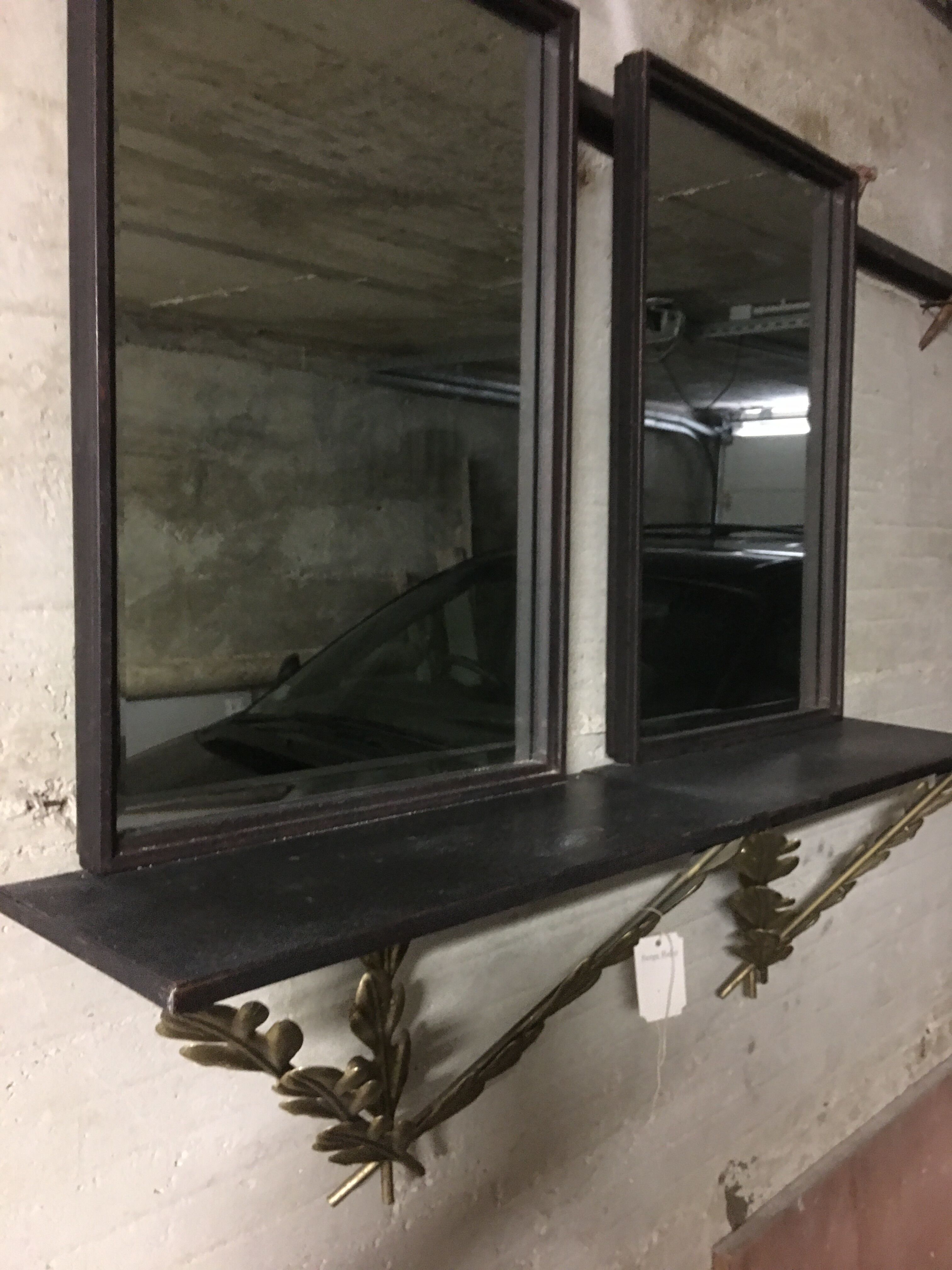 Pair of console mirrors