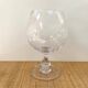 Large engraved grape crystal bowl St Hilaire