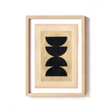 Collage on paper - Goa - signed Eawy