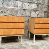 Mini pair of dresser bedside bedside end of vintage sofa 1950