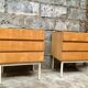 Mini pair of dresser bedside bedside end of vintage sofa 1950