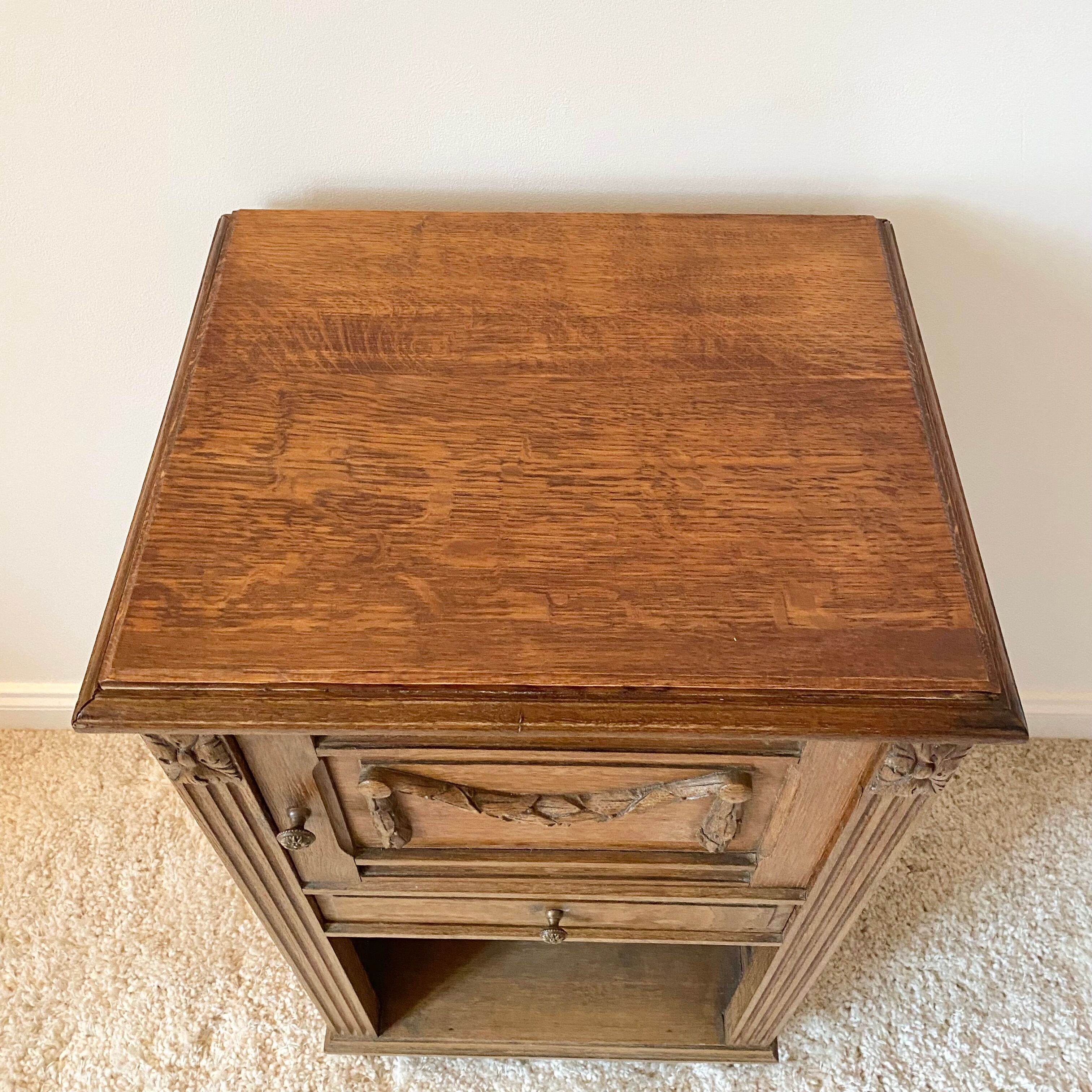 Antique bedside table