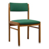 Vintage wooden chair 1960s reupholstered