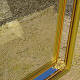 Miroir doré à parecloses, 30x99cm