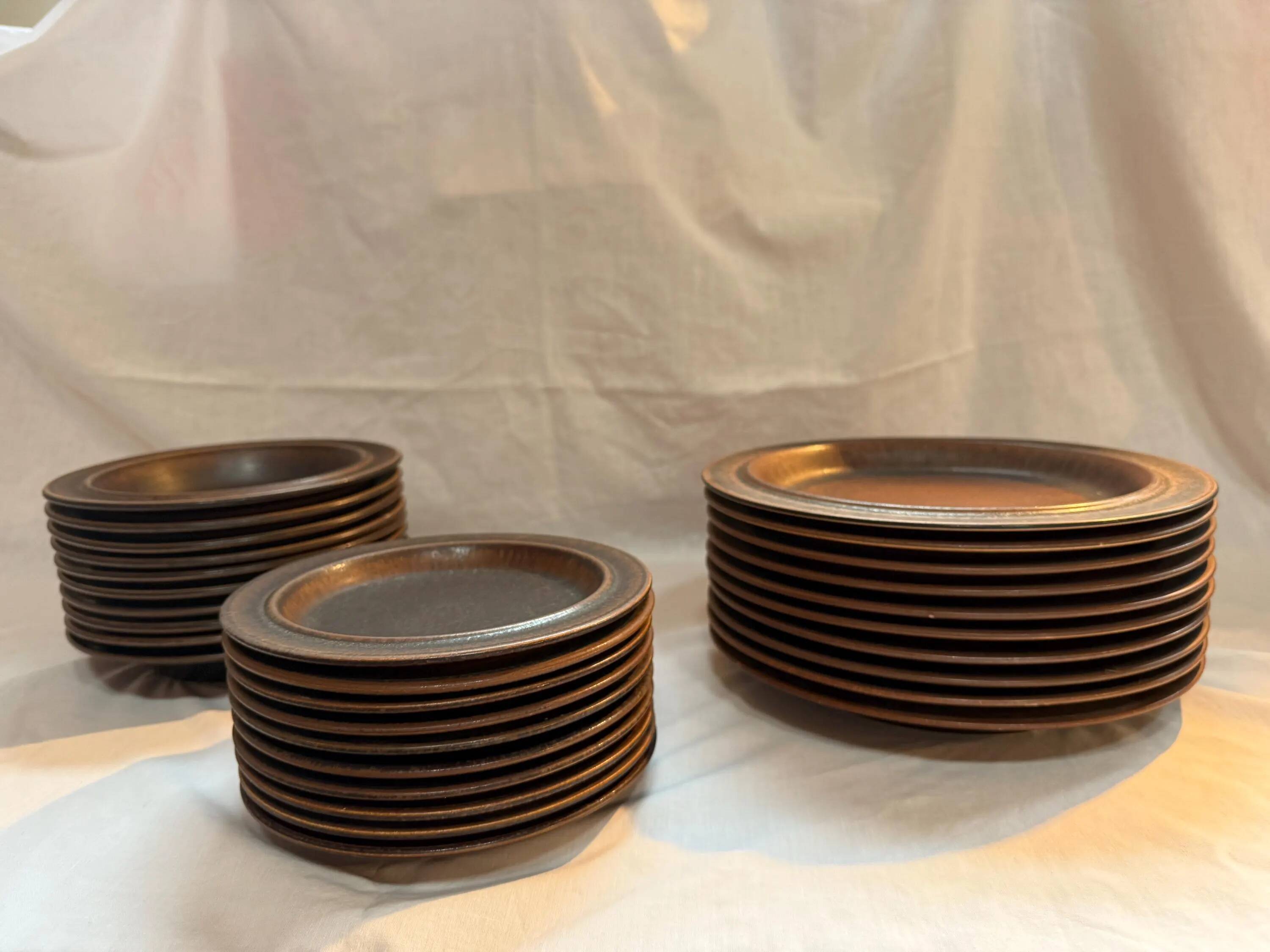 Arabia Finland Ruska Stoneware Collection 55 Pcs – Ulla Procopé