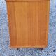 Vintage gold blond oak row 3 sliding doors