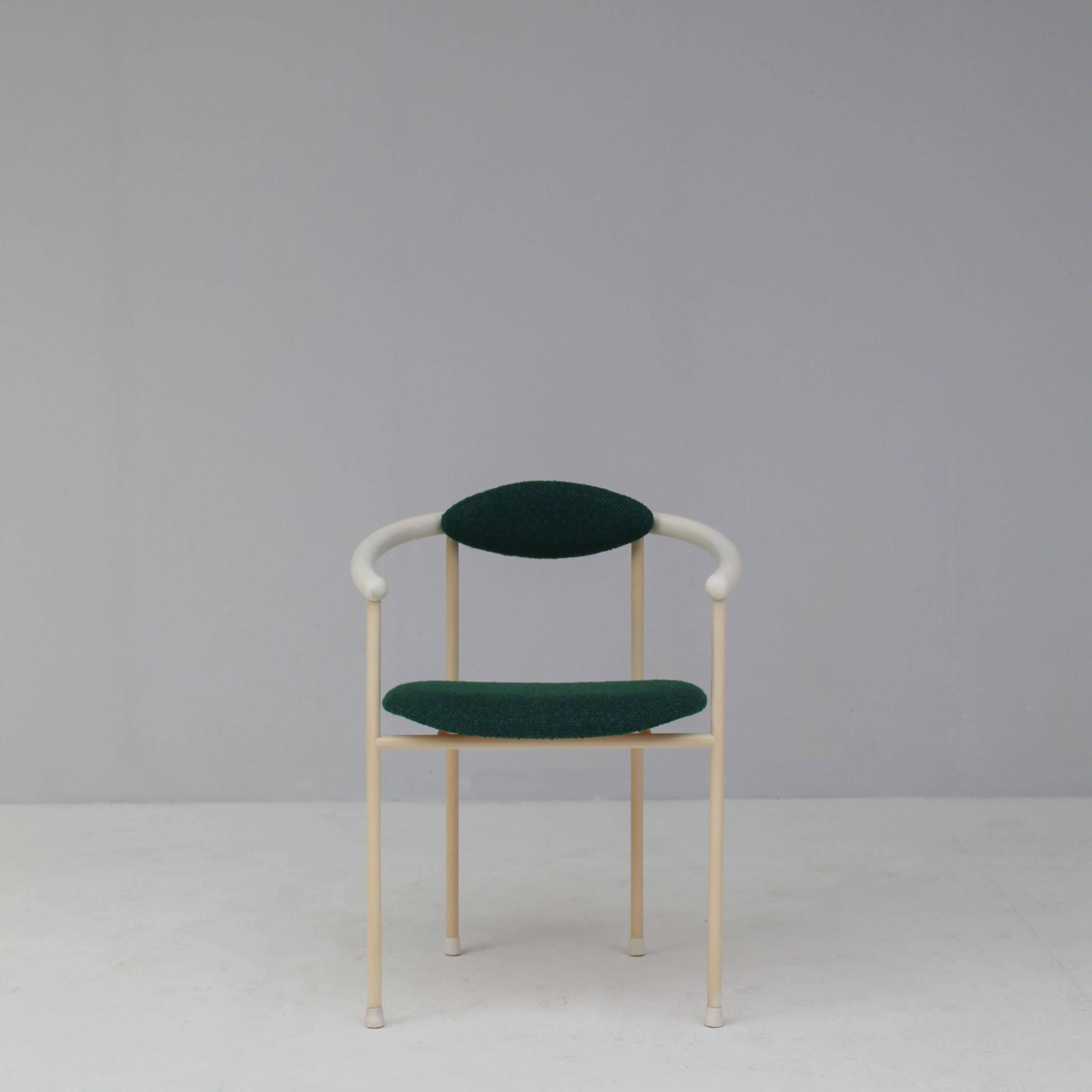 Set Italian dining chairs