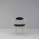 Set Italian dining chairs