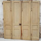set of 4 molded old communication door