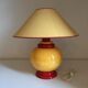 Kostka ceramic lamp foot, France, 1980s
