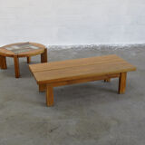 Solid elm coffee table