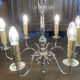 Lustre Hollandais en métal argenté XXème