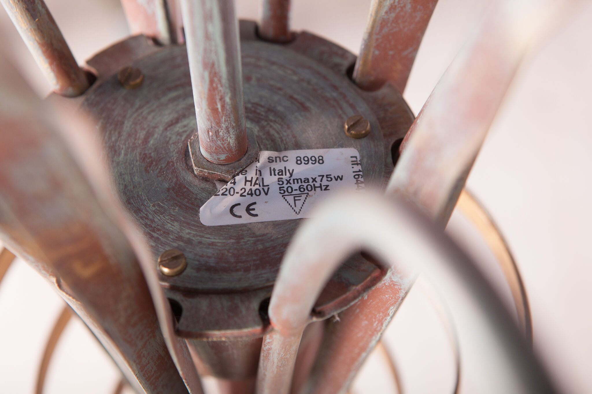 Italian Hollywood Regency Chandelier, 1970s