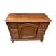 Buffet solid oak storage cabinet 1 door 6 drawers