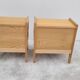 Paire de table de chevets Ateliers Saint sabin en chêne 1950