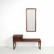 Kai Kristiansen bench and mirror rosewood Aksel Kjersgaard Denmark 1960