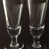 Set of two thick glasses