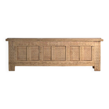 Antique enfilade carved from fir wood – China, circa 1930