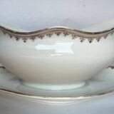 Saucière en porcelaine blanche