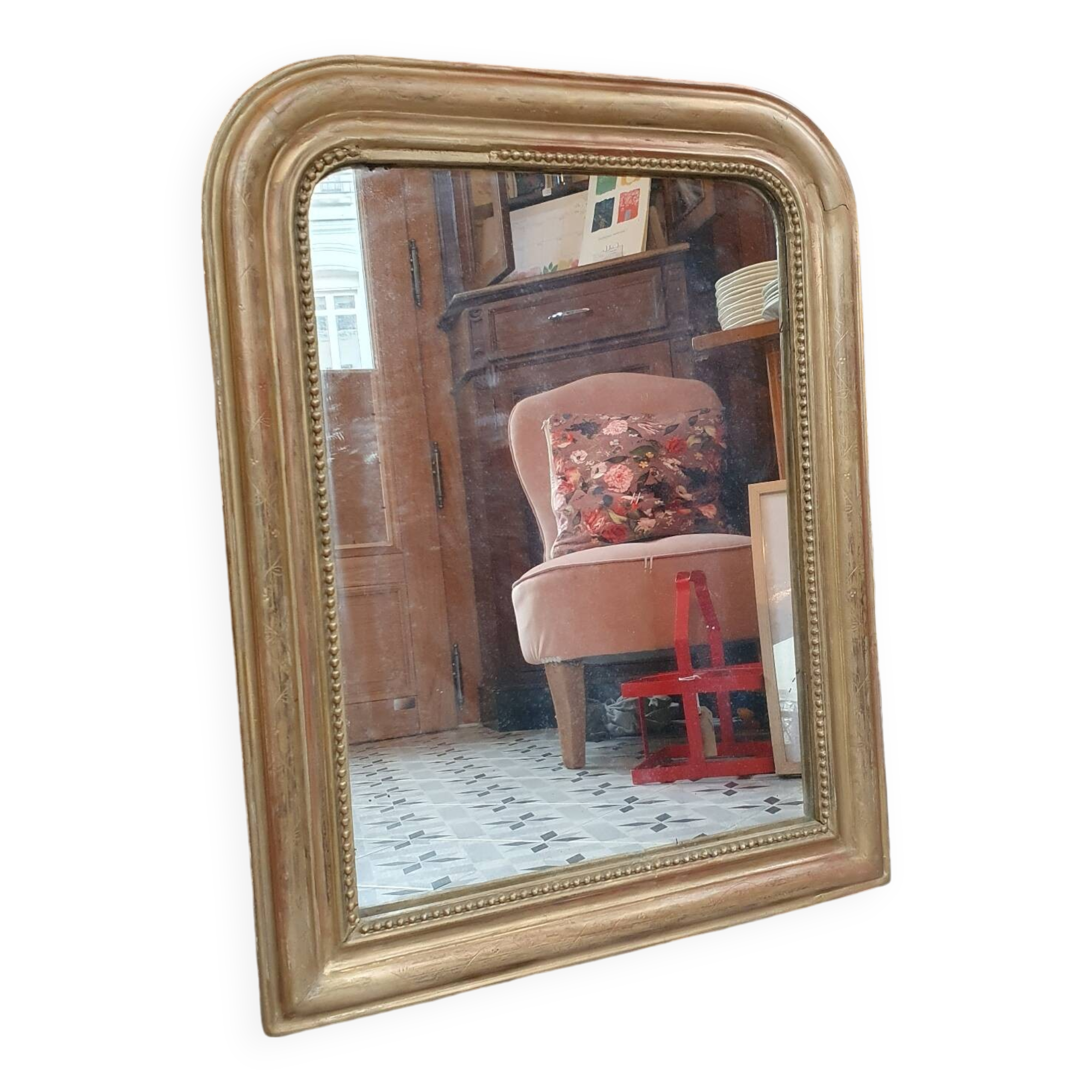 Louis Philippe gilded mirror