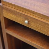 Pair of art deco nightstands, art deco wooden bedside tables, can end