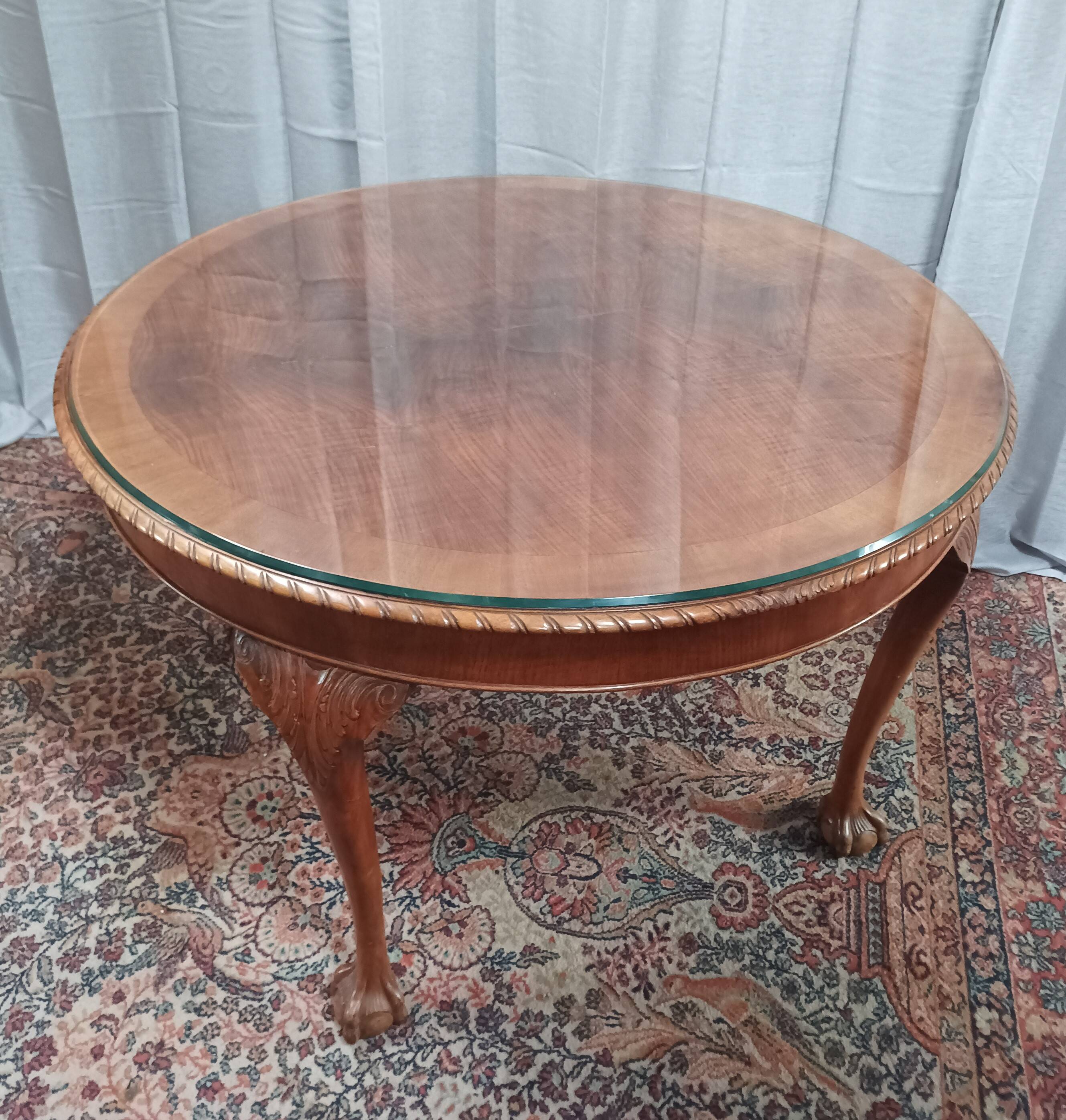 Mahogany Chippendale table Maison Jellinek Paris