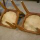 Ensemble de 6 chaises en chêne par Gaston Poisson 1940’s