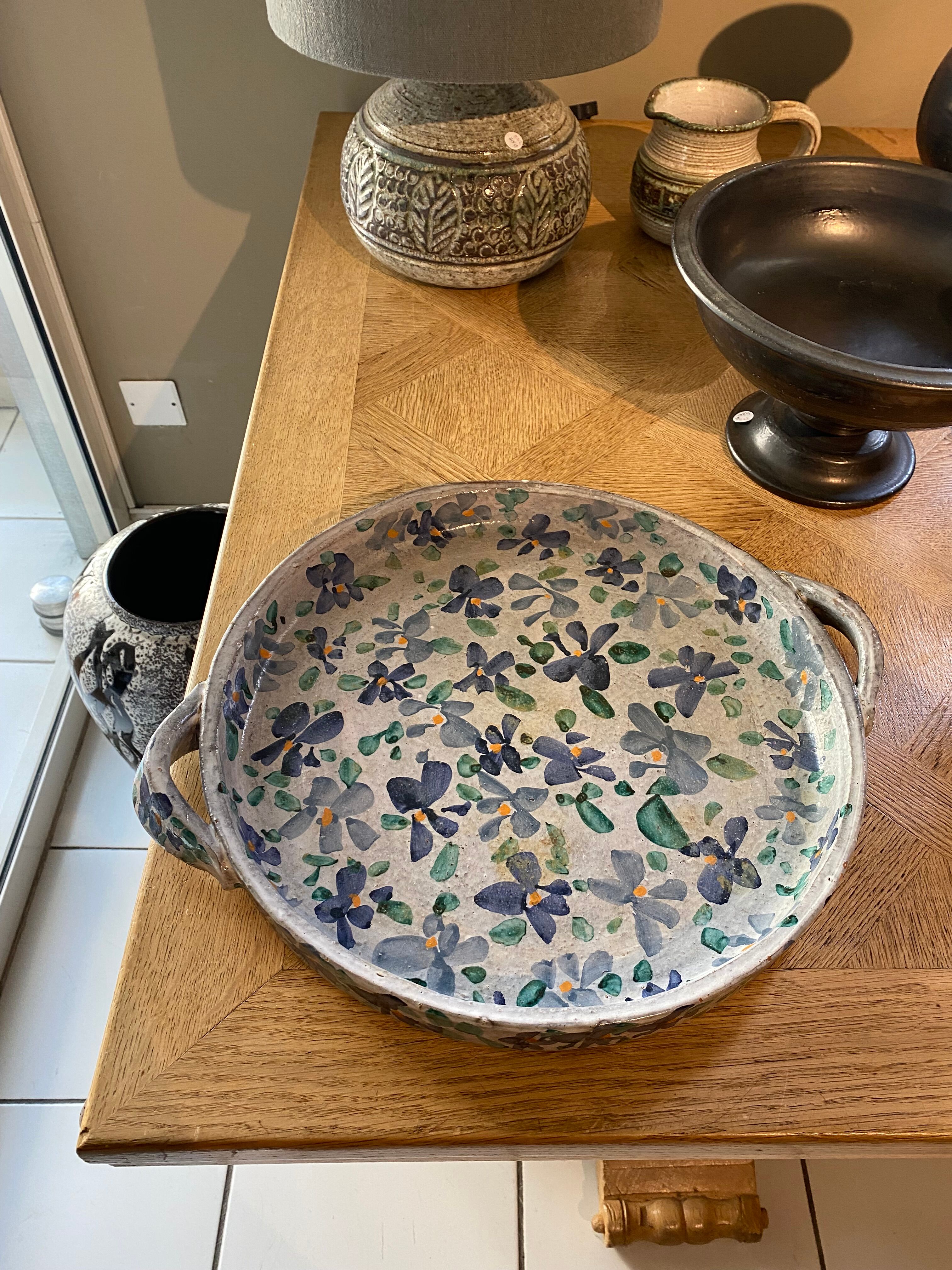 Vallauris ceramic dish