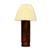 Large leather cabinet lamp