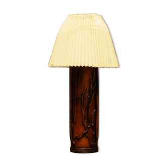 Large leather cabinet lamp