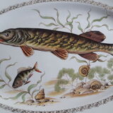 Orchies Earthenware Fish Dish Wolves Mill 36.5 x 24.5 cm