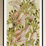 “Rouget” poster, after an Art Nouveau lithograph from 1897