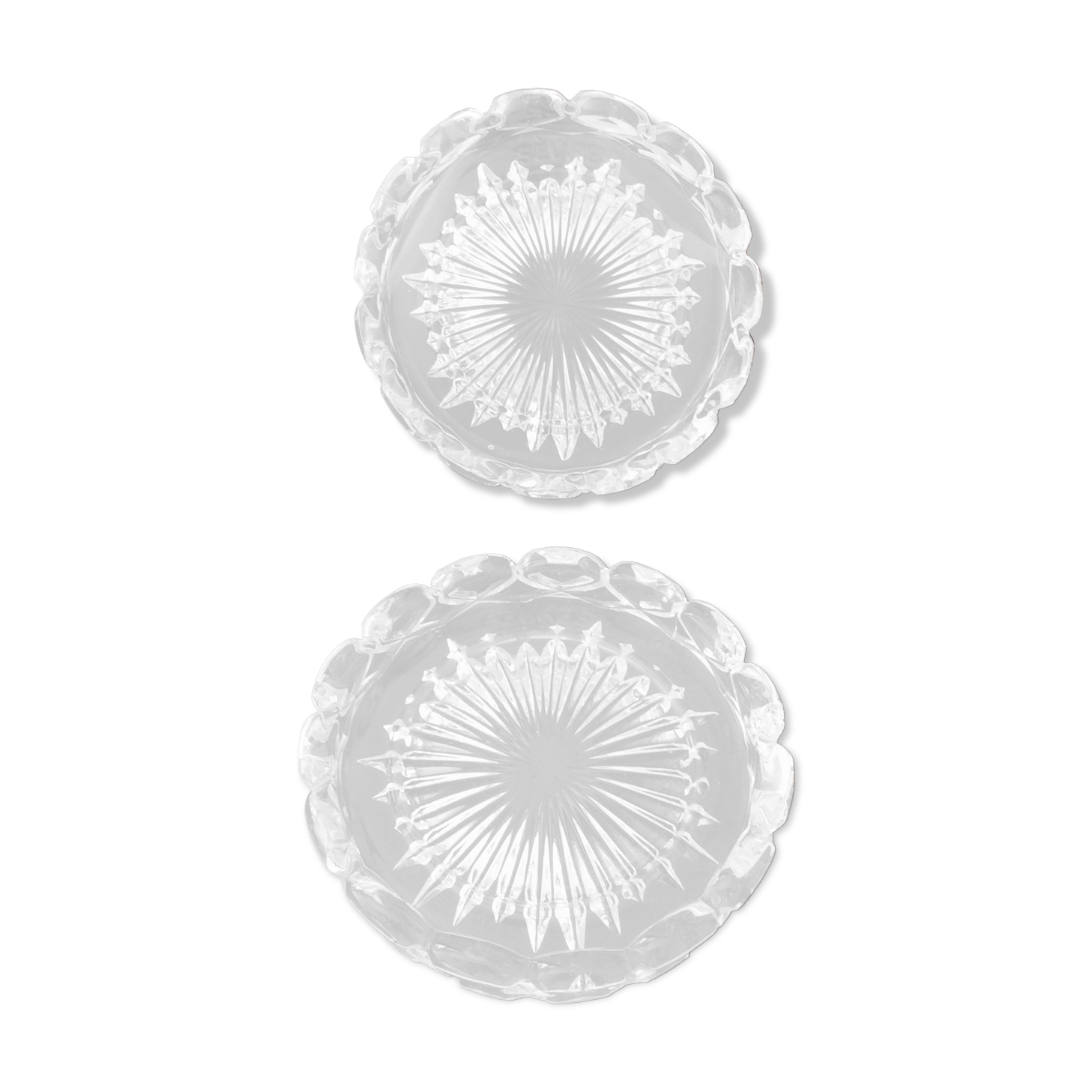 Set of 2 bottle unders - inscription SEVRES