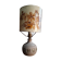 small lamp1970 in emaille gres sign, with wild flower offal