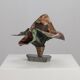 Sculptural copper vase by Bart van Bekhoven, Netherlands, 1980s
