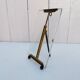 Vintage golden brass easel photo frame