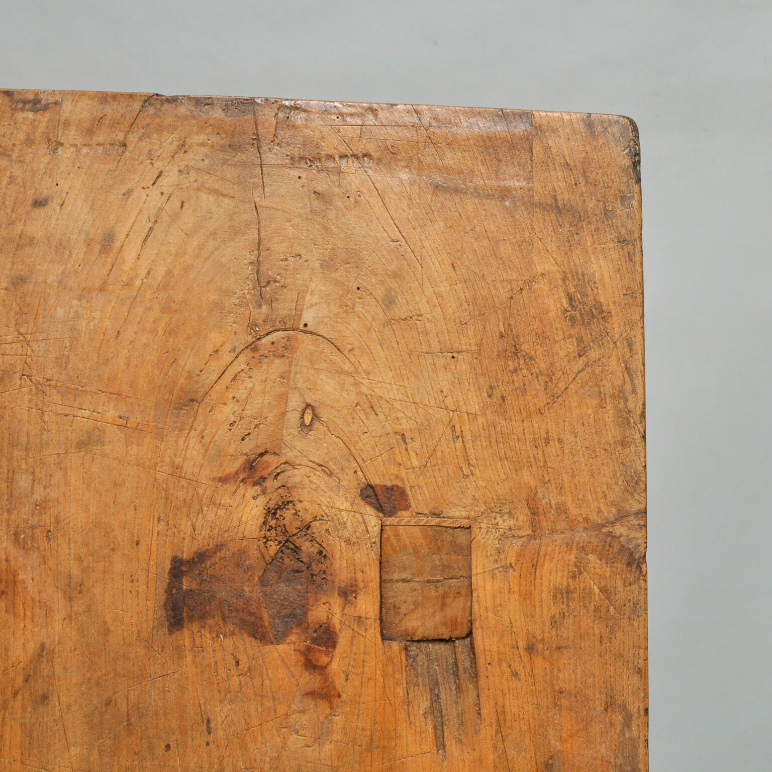 Vintage Oak Butcher's Block Coffee Table/Bench, 1930 s