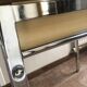 Table en formica avec sa chaise et son tabouret imitation palissandre